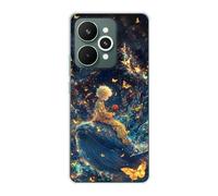 Sunrive Case compatible with Realme 15 5G, Ultra Slim Transparent Soft Premium TPU Silicone Back Rubber Bumper Protector Patterns Cover(Titanic Whale)