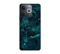 Sunrive Case compatible with Realme C71 India, Ultra Slim Transparent Soft Premium TPU Silicone Back Rubber Bumper Protector Patterns Cover(Mathematical Universe)