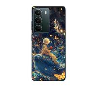 Sunrive Case compatible with Realme P3 Lite 5G, Ultra Slim Transparent Soft Premium TPU Silicone Back Rubber Bumper Protector Patterns Cover(Titanic Whale)