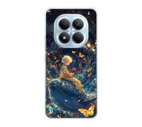 Sunrive Case compatible with Redmi Note 15 Pro 4G, Ultra Slim Transparent Soft Premium TPU Silicone Back Rubber Bumper Protector Patterns Cover(Titanic Whale)