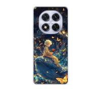 Sunrive Case compatible with Redmi Note14 Pro 4G, Ultra Slim Transparent Soft Premium TPU Silicone Back Rubber Bumper Protector Patterns Cover(Titanic Whale)