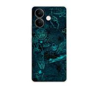 Sunrive Case compatible with Vivo V70 Lite, Ultra Slim Transparent Soft Premium TPU Silicone Back Rubber Bumper Protector Patterns Cover(Mathematical Universe)