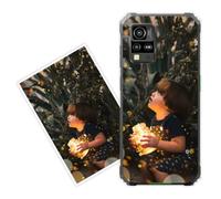 Sunrive Personalised Custom Case compatible with Blackview BV4800 SE, Soft TPU Clear Shock Absorbing Customised Cover with your own photo, image, Picture, or text Make Your Own Case
