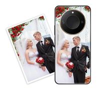 Sunrive Personalised Custom Case compatible with Honor X60 Pro/X9c/Magic7 Lite, Customised with your own photo, image, Picture, or text Make Your Own Case, (PC Bumper + Acrylic Back) black