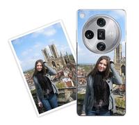 Sunrive Personalised Custom Case compatible with Oppo Find X7 Ultra, Soft TPU Clear Shock Absorbing Customised Cover with your own photo, image, Picture, or text Make Your Own Case