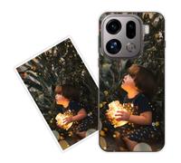 Sunrive Personalised Custom Case compatible with Oppo Find X9 Pro, Soft TPU Clear Shock Absorbing Customised Cover with your own photo, image, Picture, or text Make Your Own Case