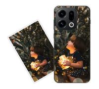 Sunrive Personalised Custom Case compatible with Oppo Find X9, Soft TPU Clear Shock Absorbing Customised Cover with your own photo, image, Picture, or text Make Your Own Case