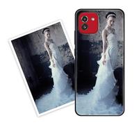 Sunrive Personalised Custom Case compatible with Samsung Galaxy A03S, Customised with your own photo, image, Picture, or text Make Your Own Case, (PC Bumper + Acrylic Back) black