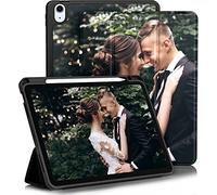 Sunrive Personalised Custom PU Leather Tablet Case compatible with iPad Air 11" M4/M3/M2 (2026/2025/2024) 8.7.6th,iPad Air 10,9" 2022/2020 5.4th.Customised Cover with photo,image,Picture,or text