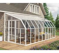 Sunroom Lean-to Conservatory 8x18 Outdoor Room Living Space White
