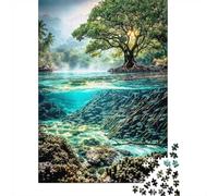 Sunroot Lagoon 1000 Piece Jigsaw Puzzle, 52x38cm/1000pcs, for Adults, Screen-Free Activity, Focused Puzzle Time And Quiet Weekends