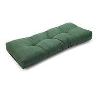 SUNROX LokGrip Non Slip Tufted Memory Foam Bench Cushion, FadeShield Water Resistant Durable Thicken Outdoor/Indoor Bench Seat Pads 36x14x4 inch, Army Green