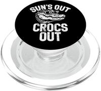 Sun's Out Crocs Out Crocodile PopSockets PopGrip for MagSafe