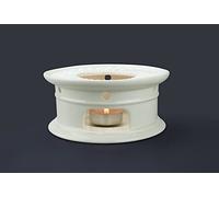 Sun's Tea Universal Ceramic Teapot Warmer | Tea Warmer - Round (Size - 4.25 in / 11 cm Diameter) - Candle Never Flames Out