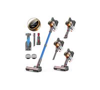 SunSare Cordless Vacuum Cleaner, 550W 45KPA 60Mins, Stick Vacuum with LED Touch Screen, Wall-mounted Charging, Self-Standing, Rechargeable Cordless