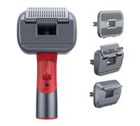 SunSare Pet Brush (One Handle and 3 Brush Heads, Knotting Comb + Thinning Comb + Pin Comb) X7A Cordless Vacuum Cleaner