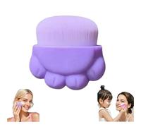 Sunscreen Applicator Cute Cat Paws Design Sunscreen Brush with Protective Cover Sun Lotion Applicator Kids Brush Set (Purple)