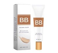 Sunscreen BB Cream - BB Cream Tinted Moisturizer With Broad Spectrum SPF 30 | Lightweight Tinted Foundation, 30g Full Coverage for Bright Skin | Wheat Natural Color