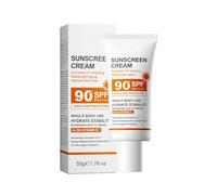 Sunscreen Cream SPF 90 Full Band UV Blocking Resist Light Aging Water + Sweat Resistant Hydrating Moisturise Lotion Sunscreen for Face & Body 50g