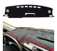 Sunscreen Dashboard Cover Mat Carpet Fit for 2019 2020 2021 2022 2023 2024 2025 Car Interior Accessories Nonslip Sunshade Center Console Protector No Glare Red Trim