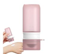 Sunscreen Dispenser Bottle - Sunblock Applicator, 100ml Refillable Silicone Applicator for Face, Kids Adults Family Men Women, Daily Outdoor Sports, Travel Beach Pool | Portable and Reusable Sun