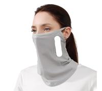 Sunscreen Face Mask Sunscreen Face Mask, Mesh, Protection,neck Protector, Summer Thin Sunshade Anti(GRAY)