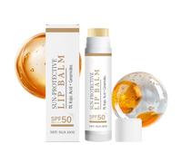 Sunscreen Lip Balm SPF 50+ - Natural Tinted Lip Balm UV Protection SPF 50+ - Moisturising Lip Balm for Dry & Chapped Lips - Sun Protective Hydration,Mineral-Based Ingredients, Vegan, Coconut,5g