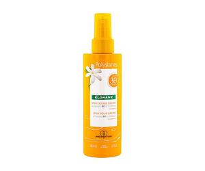 Sunscreen Milk Spray, Klorane Polysianes, with Organic Tamanu & Monoi SPF30 200