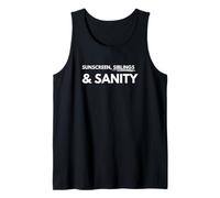 Sunscreen, Siblings, and Sanity Tank Top