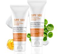 Sunscreen SPF 100, UVA/UVB Protection, 2025 Latest Upgraded Sunscreen Factor 100, Sun Cream for Face & Body, Safe & Effective, Face Sunscreens Lotion Prevent Sunburn Skin Care (2)