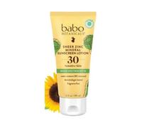 Babo Botanicals SPF 30 Clear Zinc Lotion - Fragrance Free, 3 Ounces, Best Natura
