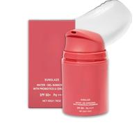 Sunscreen SPF 50+ Face Moisturiser | Lightweight & Non-Greasy Face Sunscreen for Sensitive Skin Daily Protection with Hyaluronic Acid & Ceramides | Probiotic Formula