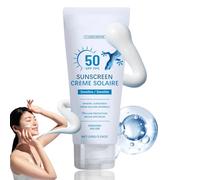 Sunscreen SPF 50 PA+++, Water Resistant Face Sunscreen - 100g Broad Skin Barrier Repair Moisturizer for Sensitive Skin, Mineral Sunscreen with Zinc Oxide, Barrier Relief Daily Sun Care