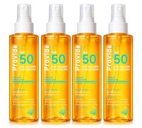 Sunscreen Spray SPF 50, Broad Spectrum UVA/UVB Protection, Water Resistant Sport Mist, Lightweight & Invisible(4pcs)