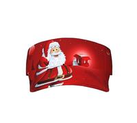 Sunscreen Visor Cap,Merry Christmas Sports Sun Visor hat Adjustable Sun Hat for Beach Golf Tennis