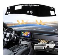 Sunsdrew Custom Fit Dash Cover for Hyundai Santa Fe 2024 Dashboard Cover Mat for Santa Fe Accessories Sunshade Nonslip Mesh Protector No Glare