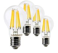 SUNSEED 4 X E27 10W (Equivalent to 83W) Sapphire Filament LED GLS Light Bulb A60 Neutral White 4000K
