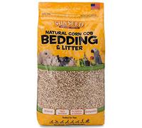 Sunseed Natural Corn Cob Bedding & Litter for Pet Birds and Small Animals - Made in USA - 350 Cubic Inches