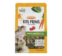 Sunseed Vita Prima Dwarf Hamster Food - Dry Food for Dwarf Hamsterrs - Vitamin-Fortified with Essential Nutrients - Supports Healthy Digestion and Healthy Teeth