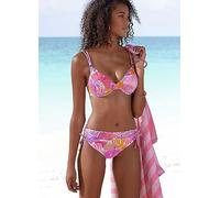 Sunseeker High Cut Butterfly Bikini Bottoms Pink Print