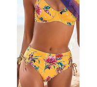 Sunseeker 'Modern' Floral Print Bikini Bottoms Yellow Print