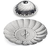 Sunsella Vegetable Steamer - 5.3" to 9.3" - 100% Stainless Steel