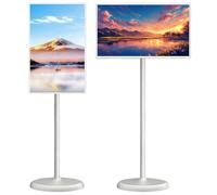 Sunseota 32 Inch Mobile Smart Touch Screen,Portable Smart TV with Touchscreen Display, 1080P Resolution, 360° Rotating Adjustable Floor Stand for Fitness, Gaming, and Outdoor Use