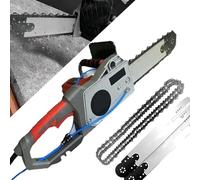 Sunseota Electric Concrete Chainsaw with Brushless Motor, Concrete Wall Cutter, Powerful Chainsaw with Two Chains/Guide Bar, for Reinforced Concrete/Red Brick Wall/Concrete Wall,CuttingDepth48cm,480