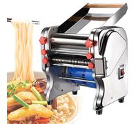 Sunseota Stand Mixer Commercial Bakery Professional Desktop Dough Sheeter Cutter Machine Catering Pasta Machine Noodle Maker Electric Noodle Machine 0.3-20mm Thick,Electric Pasta Maker 200