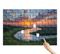 Sunset 1000 Piece Jigsaw Puzzles for Adults, Landscape Jigsaw Puzzle Educational Games, Colourful Fun Puzzles with Box, Challenging & Brainteasing for The Whole for Men, Home Decor Gifts for Women B-9