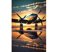 Sunset Aircraft Jigsaw Puzzles for Adults 1000 Pieces - Romantic Wooden Puzzles, Great Toys for Kids & Home Decor
