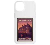 Sunset Amsterdam Netherlands Dusk Dawn Travel Art Graphic Case for iPhone 14 Plus