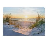 Sunset At The Baltic Sea Beach Designer Rug Benjamin Tate Design Natural Large