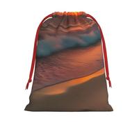 Sunset At The Beach Print Comfortable Gift Lightweight Bag Easy Clean Storage Bags Reusable Multipurpose Use